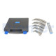 Laringoscopio Luz Convencional Stainless Acero Inoxidable Estuche 5 Palas